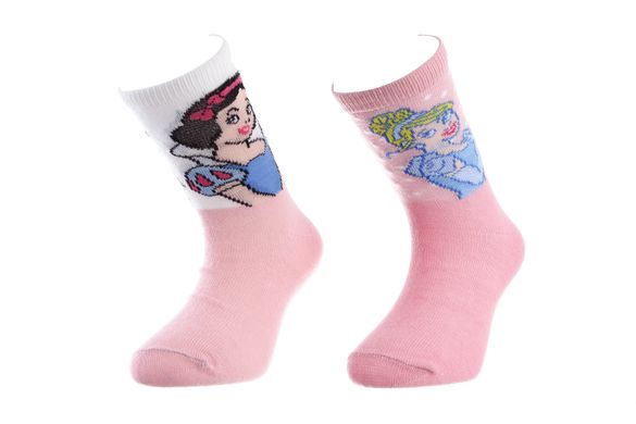 Шкарпетки Disney Princess Raiponce/Tiana 2-pack gray — 83891420-2, 24-26, 3349610007496