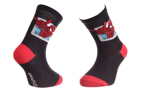 Шкарпетки Marvel Spider-Man Ds Carre black — 43890147-2, 23-26, 3349610003504