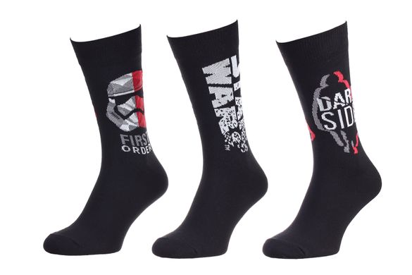Шкарпетки Star Wars Socks 3-pack black — 93153462-1, 40-46, 3349610011011