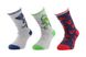 Шкарпетки PJ Masks Pj Masks Bibou + Amulet/Yoyo + Lightning/Gluglu + Amulet 3-pack gray/blue — 83896248-2, 23-26, 3349610008998