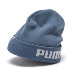 Шапка Puma Men's Mid Fit Beanie blue — 2170807, One Size, 4060981732280