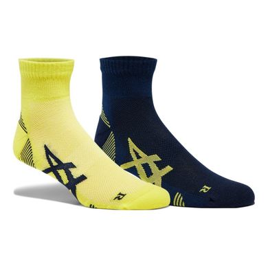 Носки Asics Cushioning Sock 2-pack yellow/dark blue — 3013A238-003, 43-46, 4550329289090