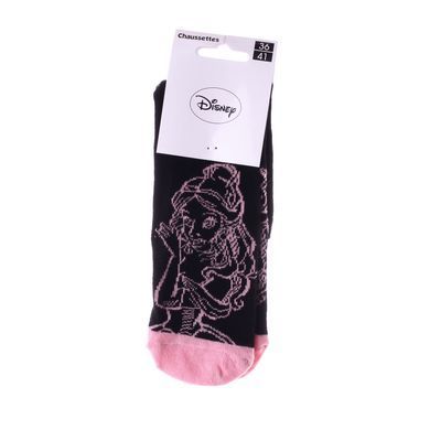 Шкарпетки Disney Princess Belle 1-pack black/pink &mdash; 13892320-5, 36-41, 3349610000589