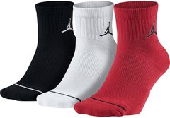 Носки Nike U JORDAN EVERYDAY MAX ANKL 3PR black/white/red — SX5544-011, 43-46, 666003469116