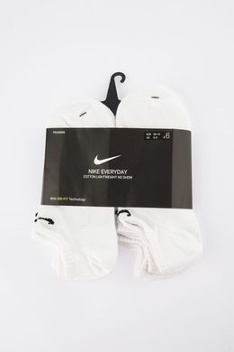 Носки Nike 6-pack white — SX7679-100, 38-42, 888408294791