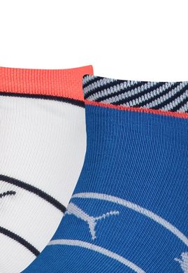 Носки Puma Boys' Sneaker Stripe 2-pack white/blue — 104001001-020, 35-38, 8718824799193