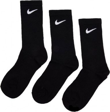 Носки Nike Value Cotton Crew 3-pack black — SX4508-001, 38-42, 685068091391