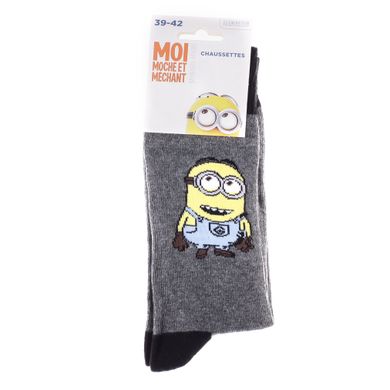 Шкарпетки Minions Minions Socks 1-pack light gray — 93153667-1, 43-46, 3349610011042