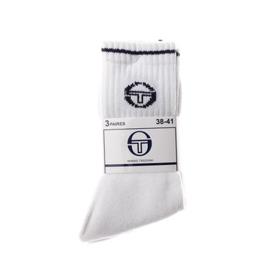 Шкарпетки Sergio Tacchini 3-pack white — 83024555-1, 38-41, 3349600132931