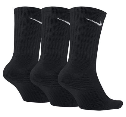 Шкарпетки Nike Value Cotton Crew 3-pack black — SX4508-001, 46-50, 685068091414
