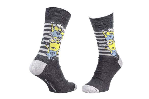 Шкарпетки Minions Minion Group 1-pack dark gray — 93154967-4, 43-46, 3349610011547