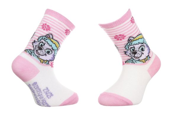Шкарпетки PAW Patrol Stella + Heart pink — 43891347-4, 19-22, 3349610004013
