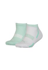 Шкарпетки Puma Girls' Mesh Sneaker 2-pack light green/white — 104005001-011, 35-38, 8718824799438