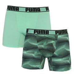 Трусы-боксеры Puma Active Boxer 2-pack green/black — 501010001-003, M, 8718824806013