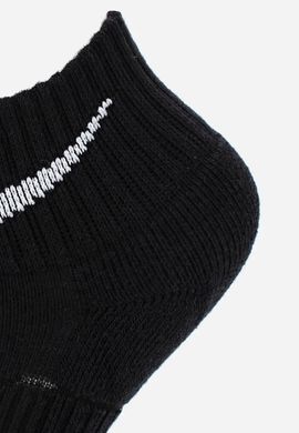 Шкарпетки Nike Cushion Quarter 3-pack black — SX4703-001, 46-50, 884726565131