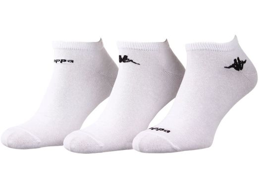 Шкарпетки Kappa 3-pack white — 93243041-2, 39-42, 3349600164826