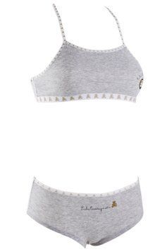 Топ і трусики Lulu Castagnette Brassiere&Shorty X1 Fille 1-pack grey &mdash; 83890282-1, 6-8, 3349610012315