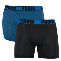 Трусы-боксеры Puma Active Grizzly Melange Boxer 2-pack blue/black — 671018001-010, XXL, 8718824811765