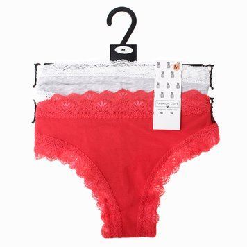 Трусики-танга Fashion Lady Tan Tanga F 2-pack gray/red &mdash; 13890384-4, S, 3349610012896