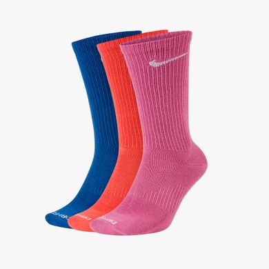 Шкарпетки Nike Everyday Plus Ltwt Crew 3-pack multicolor — DC7537-902, 34-38, 194500697850