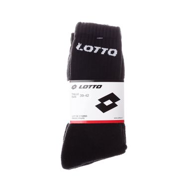 Шкарпетки Lotto 3-pack black — 93512614-2, 43-46, 3349060187625