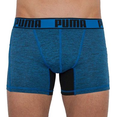 Трусы-боксеры Puma Active Grizzly Melange Boxer 2-pack blue/black — 671018001-010, XXL, 8718824811765