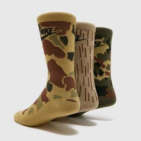 Nike camo crew sales socks