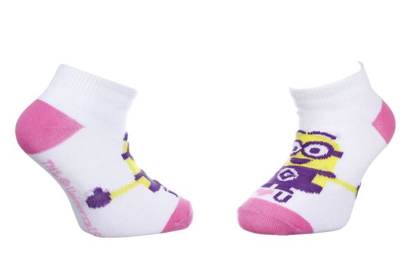 Шкарпетки Minions Minion With Open Arms white/pink — 83890431-4, 35-38, 3349610007045