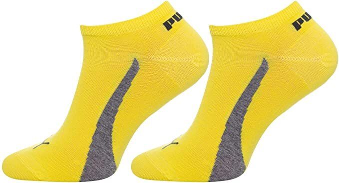Шкарпетки Puma Unisex Lifestyle Sneakers 3-pack gray/yellow — 201203001-003, 35-38, 8718824800479