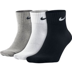 Носки Nike Lightweight Quarter 3-pack black/gray/white — SX4706-901, 42-46, 884726577226