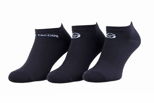 Шкарпетки Sergio Tacchini 3-pack black — 93155067-1, 35-38, 3349600152588