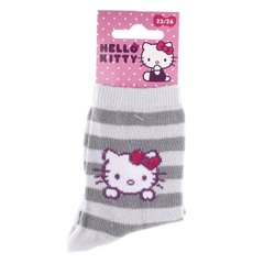 Носки Hello Kitty Head Hk + Stripes pink — 32770-6, 23-26, 3349610002552