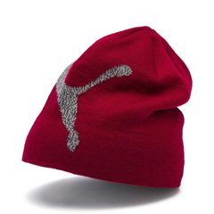 Шапка Puma Men's Ess Logo Beanie red — 2233012, One Size, 4060981733683