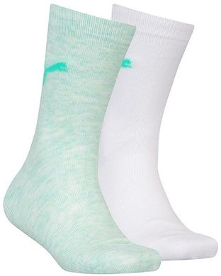 Шкарпетки Puma Kids' Classic Socks 2-pack white/light green — 252392-011, 39-42, 8718824800851