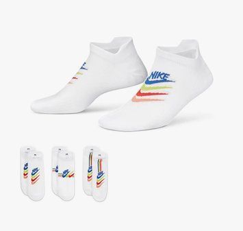 Шкарпетки Nike W NK EVERYDAY PLUS LTWT NS 3PR білий Жін 34-38