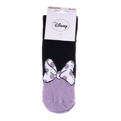 Носки Disney Minnie Light Knot 1-pack black/purple — 13893120-1, 36-41, 3349610000909