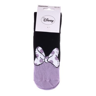 Шкарпетки Disney Minnie Light Knot 1-pack black/purple &mdash; 13893120-1, 36-41, 3349610000909