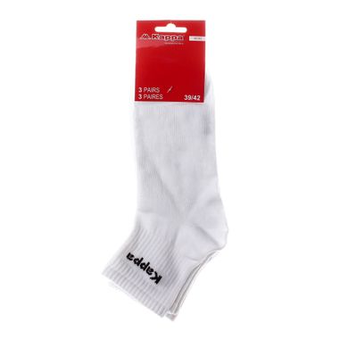 Шкарпетки Kappa 3-pack white — 93157267-1, 43-46, 3349600166110