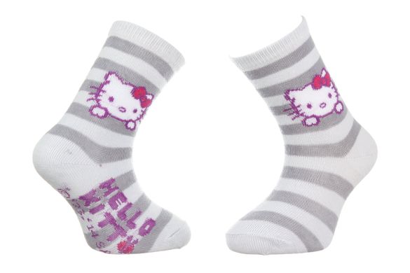 Носки Hello Kitty Head Hk + Stripes pink — 32770-6, 23-26, 3349610002552