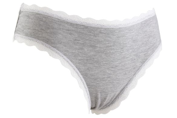 Трусики-слип Manoukian Slips X2 Femme 2-pack white gray — 13890784-1, S, 3349610012971