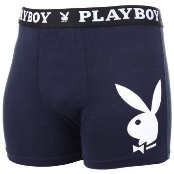 Труси-боксери Playboy Men's Underwear Classic 1-pack blue &mdash; ANNYA-0309, S, 4050073004012