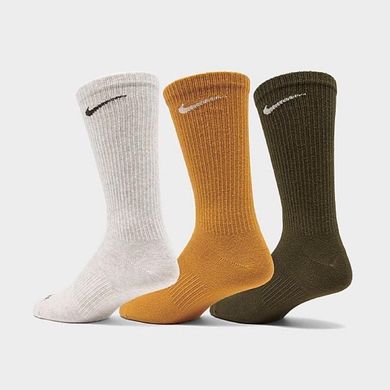 Шкарпетки Nike Everyday Plus Ltwt Crew 3-pack multicolor — DC7537-909, 46-50, 194954837512