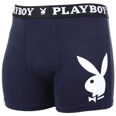 Труси-боксери Playboy Men's Underwear Classic 1-pack blue — ANNYA-0309, S, 4050073004012