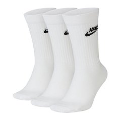 Шкарпетки Nike Everyday Essential Crew 3-pack white — SK0109-100, 43-46, 193145890442