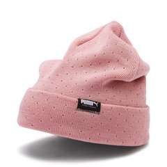 Шапка Puma Women's Beanie pink — 2233102, One Size, 4060981733584