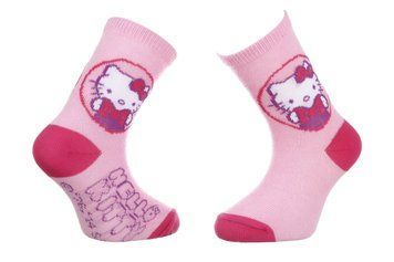 Шкарпетки Hello Kitty Head Hk + Writing pink &mdash; 32770-7, 19-22, 3349610002569