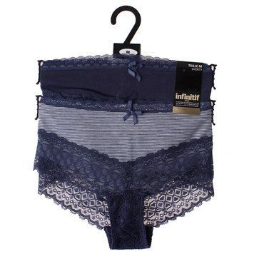 Трусики-шорти Infinitif Sho Short F 2-pack blue &mdash; 13890284-2, S, 3349610012735