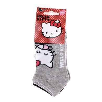 Шкарпетки Hello Kitty Socks 2-pack gray/black — 37712-1, 27-30, 3349610003061
