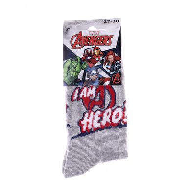Шкарпетки Marvel I Am A Hero gray — 83899320-1, 27-30, 3349610009803