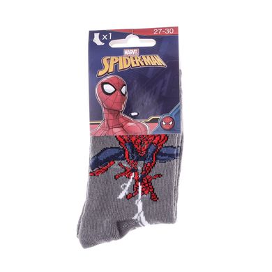 Носки Marvel Spider-Man Whole + Writing gray — 83892247-1, 23-26, 3349610008066
